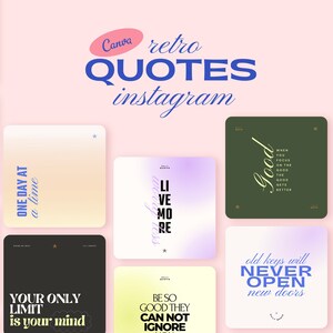 May include: A collection of colorful Instagram story templates with motivational quotes. The quotes include "One day at a time", "Your only limit is your mind", "Live more", "Be so good they cannot ignore", "When you focus on the good, the good gets better", "Old keys will never open new doors", and "The magic is in you".