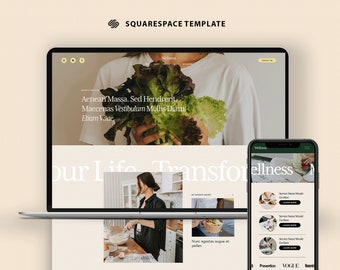 Website Template Squarespace 7.1, Health Wellness female fitness Coach, Therapist site template, Coaching Business Website, Life Coach Site