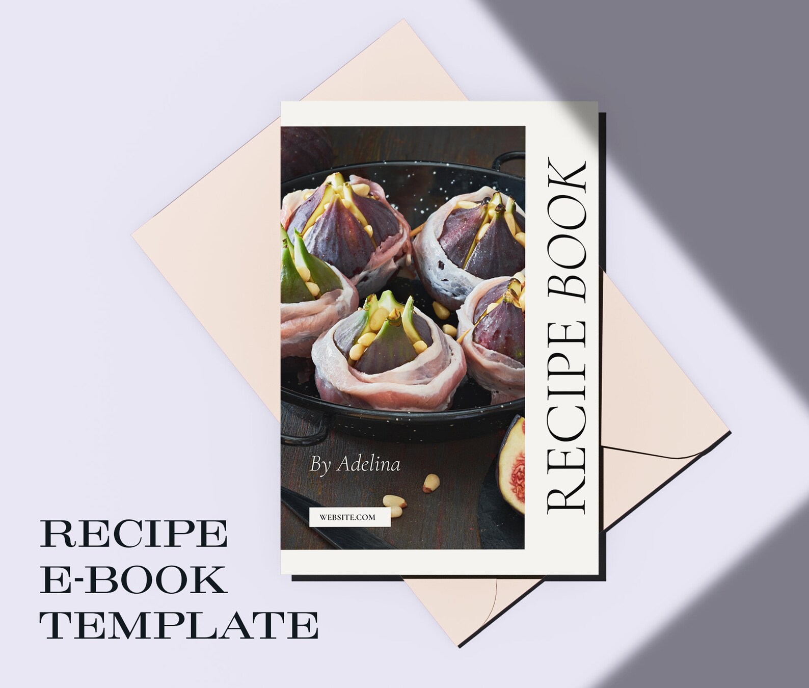 Recipe Ebook template Canva customizable cookbook Lead Etsy