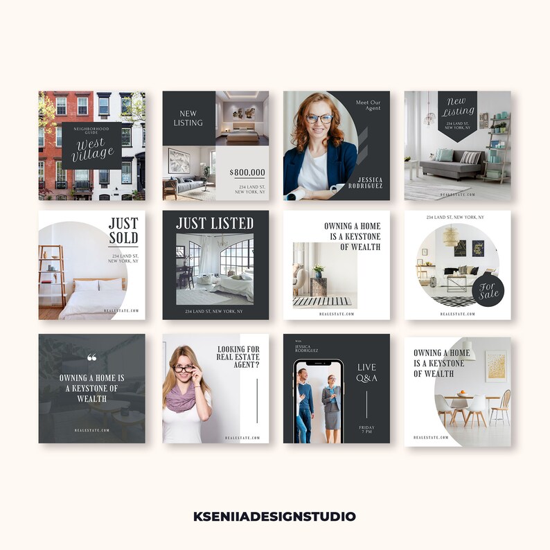 Real Estate Instagram Story Templates Set Realtor Canva Post Etsy Real Estate Instagram Story Templates Set Realtor Canva Post Etsy