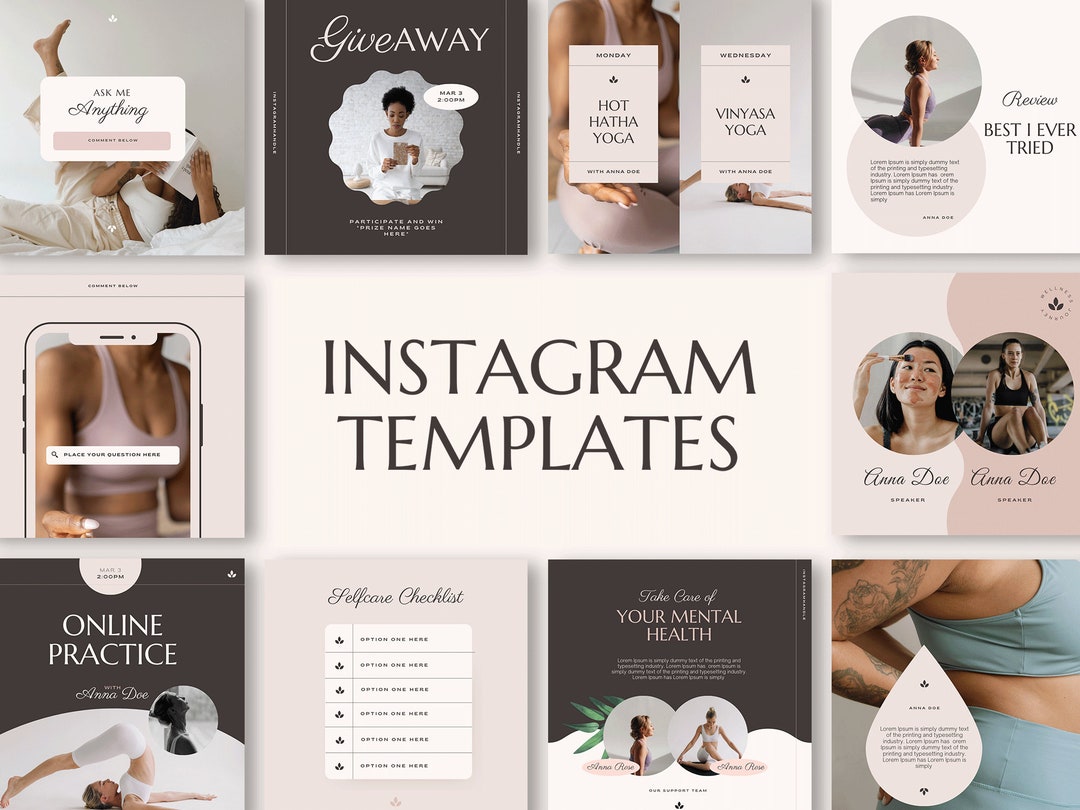 Canva Template Spiritual Coach Instagram | Holistic Coach Therapy ...
