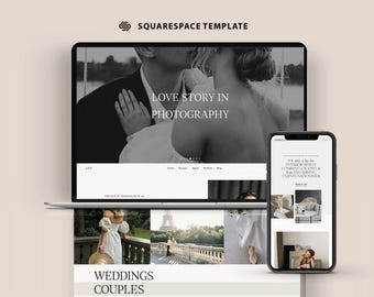 Website Template Squarespace 7.1 / Designer Personal Portfolio Site for Service / coaching template / Female Coach website Business Website