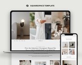 Interior Designers Website Template Squarespace, Graphic Designer Portfolio Website, Personal Site / Female Coach Website Business Website