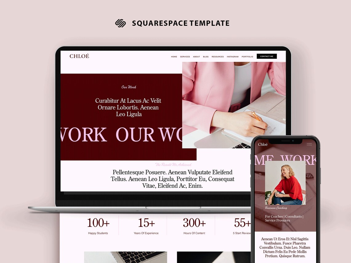 Squarespace Website Template 7.1 Coach /coaching Business Website Life ...