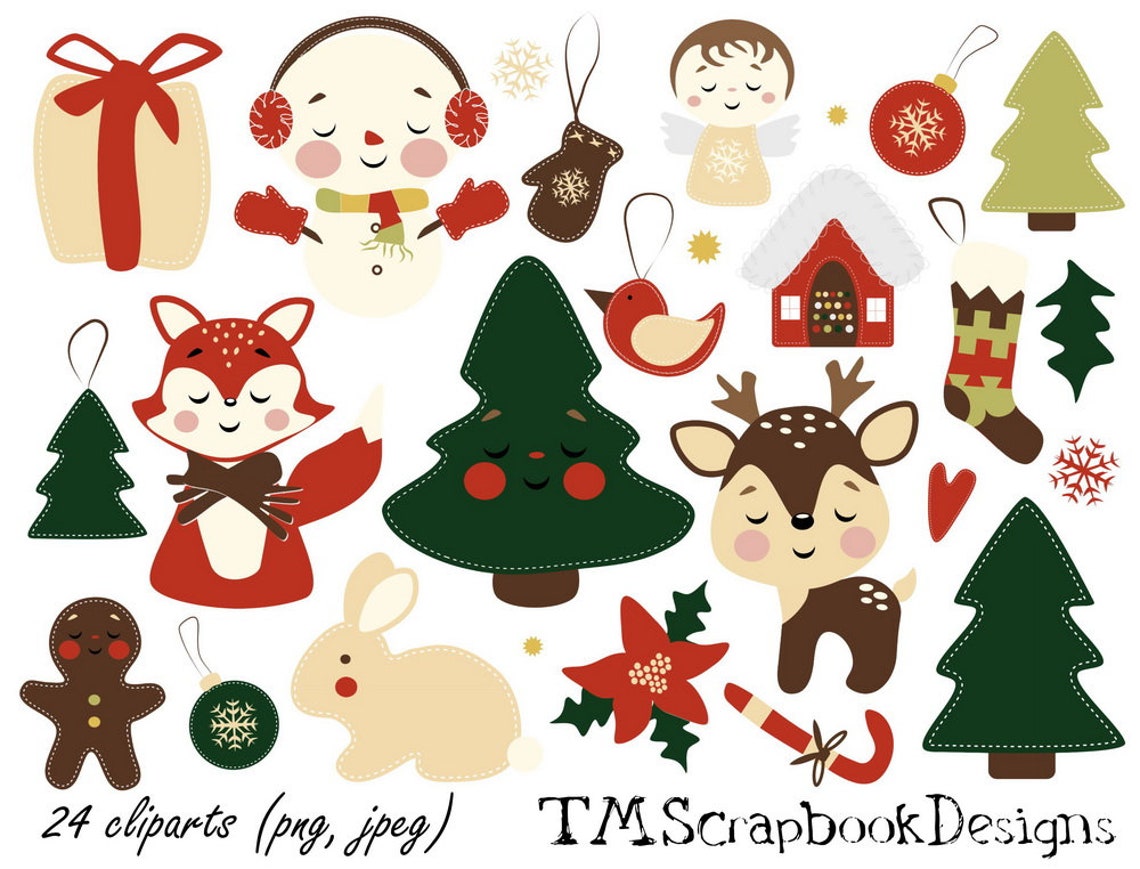 Christmas year clipart merry clip happy blessed animated christian bible blessings logo cliparts xmas verses clipground greetings widescreen 2021 collection New Year's Holiday Digital Clipart | Etsy