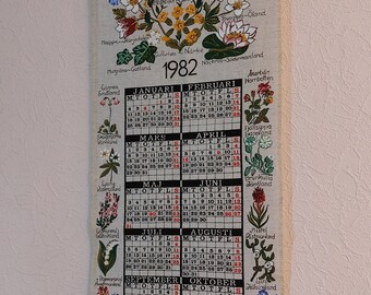 80s/VINTAGE/82年−HIGHT−TIMES/CALENDAR。 80s/VINTAGE/82年−HIGHT−