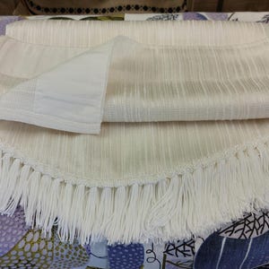 Scandinavian Vintage woven acrylic valance curtain , vintage woven cafe curtain (E12)