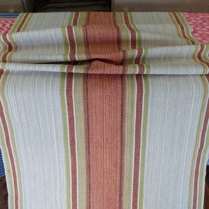 Linnen tafelloper, vintage linnen tafelloper, geweven linnen tafelloper, linnen tafeldressing, tafeljurk, Scandinavisch (E7)
