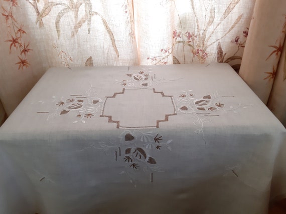 From Sweden＊Vintage linen Cloth・* Vintage Linen Woven