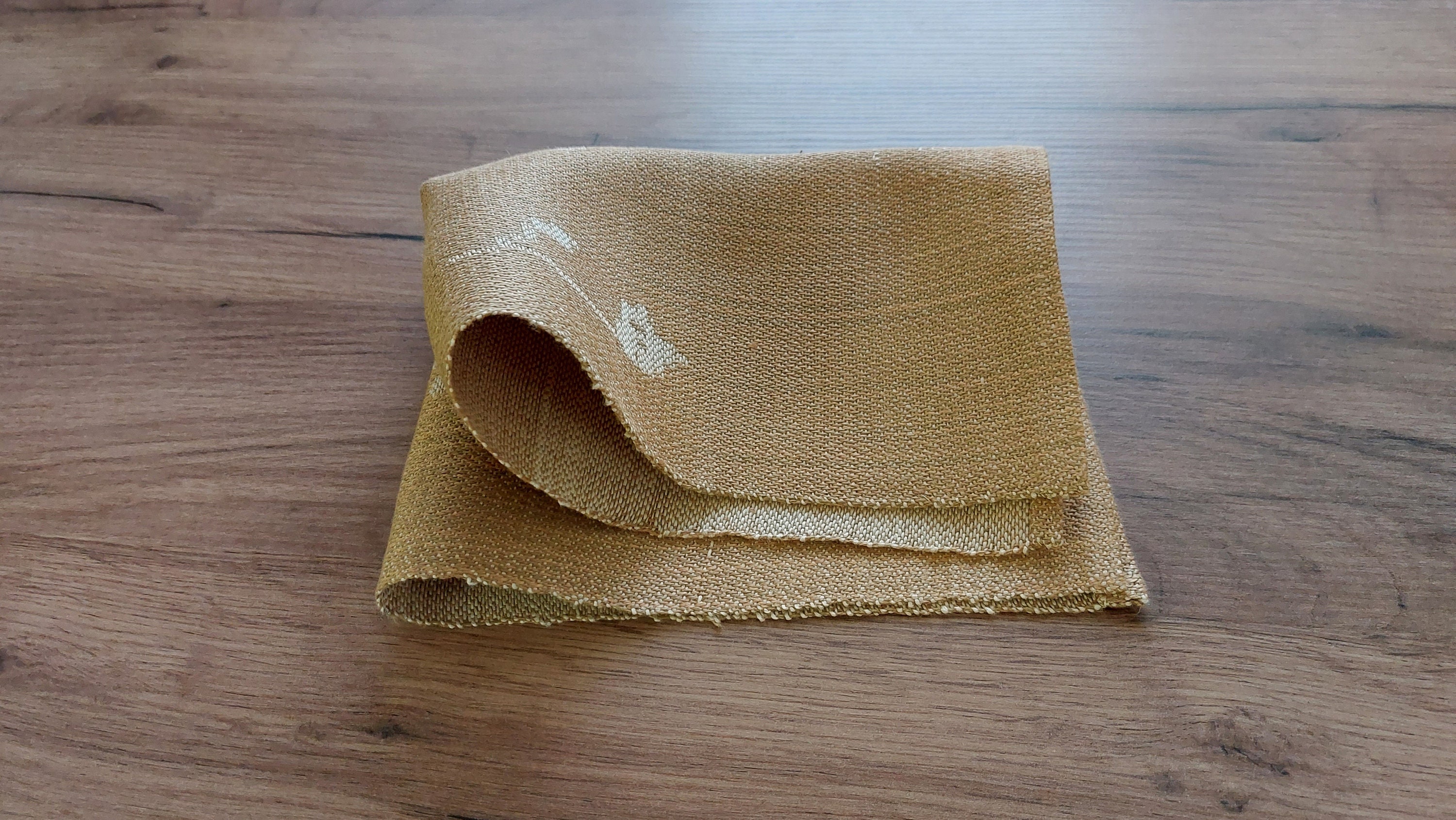 Vintage Woven Thick Linen Table Mat, Vintage Linens, Table Linens (E12 ...