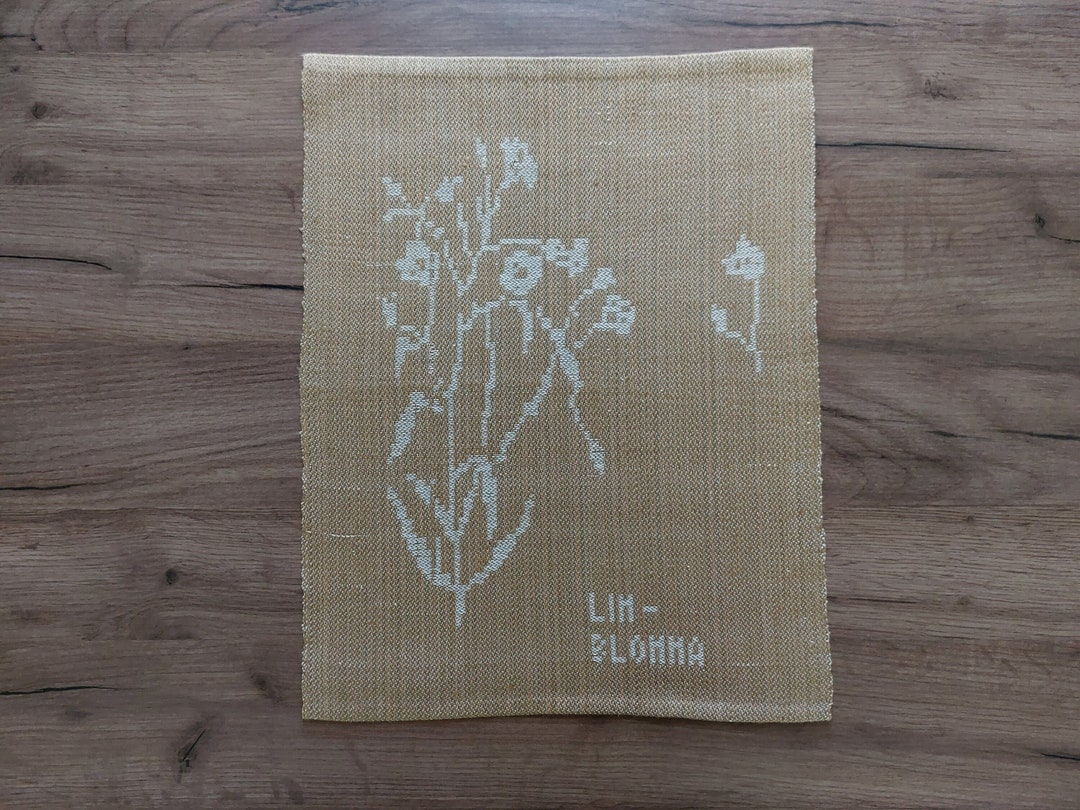 Vintage Woven Thick Linen Table Mat, Vintage Linens, Table Linens (E12 ...