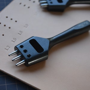 Orologio Punch Strap Round Punch Taglio Modello in pelle Fatto a mano Titolare della carta Foro Hollow Design fai da te Puncher Leathercraft