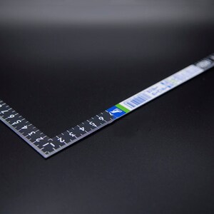 Centimeter Vierkante Liniaal Meting Japan Markeren Patroon Maatregel Ontwerp Tekenen Art Line Design Briefpapier Sjabloon Markering Craftool