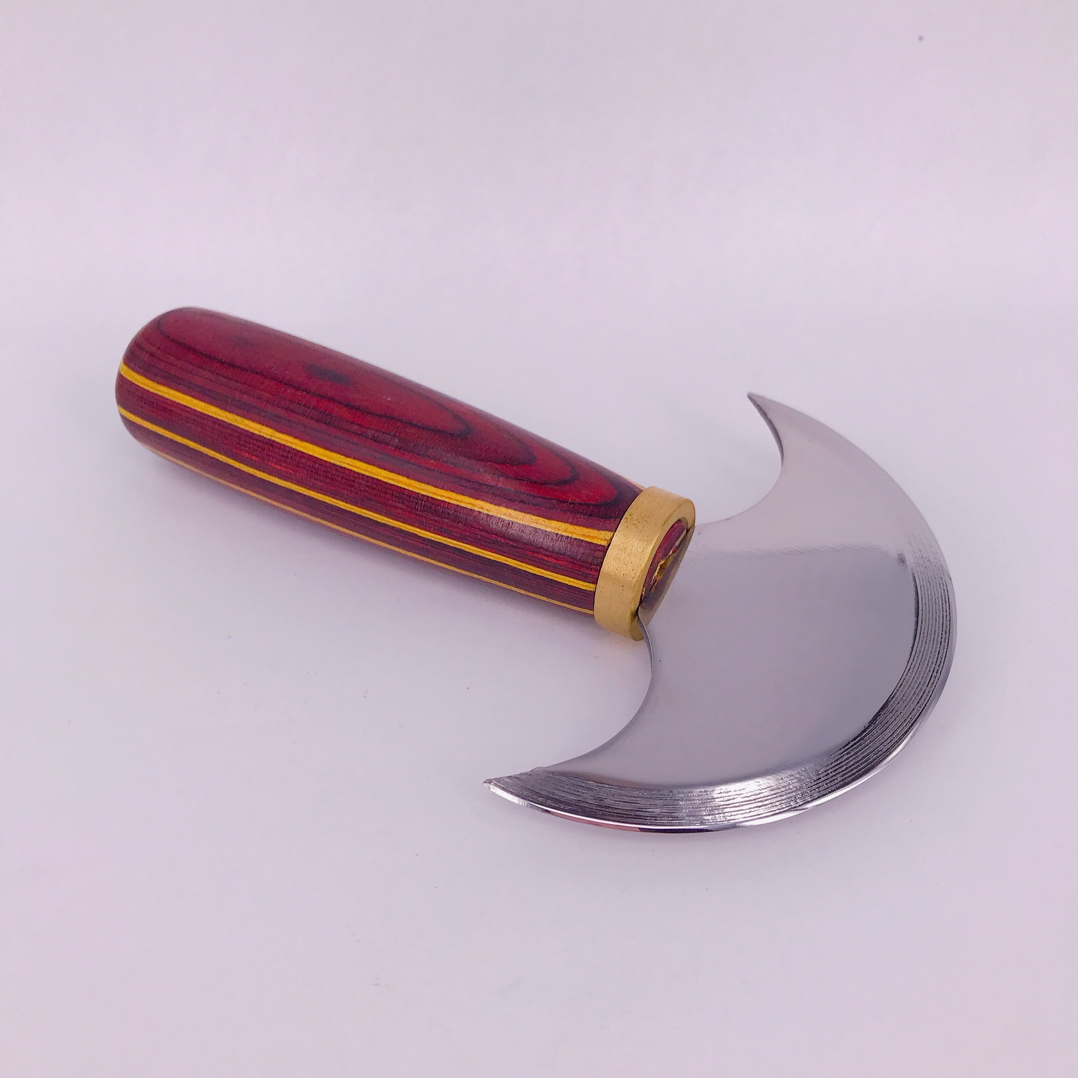 Leather Half Moon Knife Round Crescent Blade Cutting Skiving Thinning