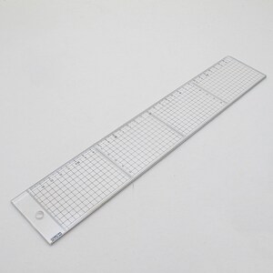 Righello quadrato con bordo tagliente in metallo Cancelleria Disegno di marcatura Disegno Linea di misurazione Modello di misura Modello Craftool