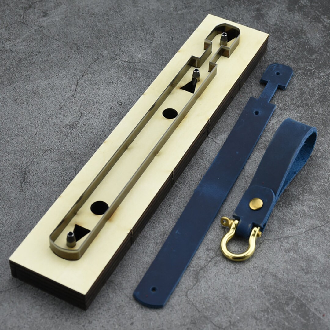 Leather Craft Keychain Die Cut Key Ring Cutting Mold Template Steel