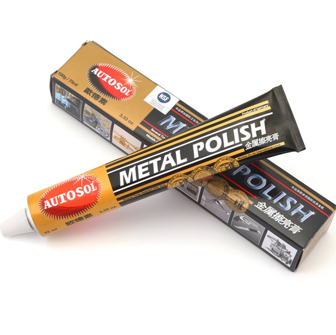 Autosol Metal Polish 100g for Chrome Copper Brass Oxidation Coating
