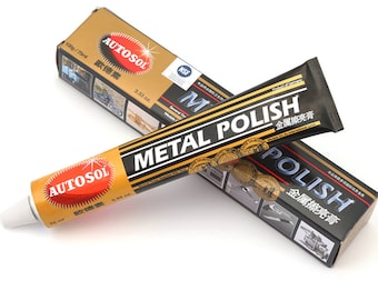 Autosol Metal Polish 100g for Chrome Copper Brass Oxidation Coating Cleaning Polishing Protecting Leathercraft Hardware Supplies Home