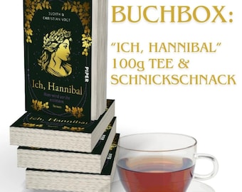 Boekendoos "Ik, Hannibal" - boek, thee & lekkers