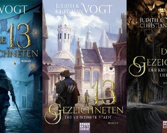 Die 13 Gezeichneten - komplette Trilogie - SIGNIERT