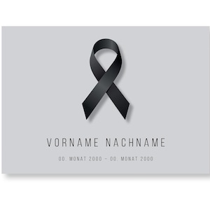 Carte de deuil invitation service commémoratif funéraire avis nécrologique carte d’invitation carte de deuil numérique personnalisé individuel PDF télécharger
