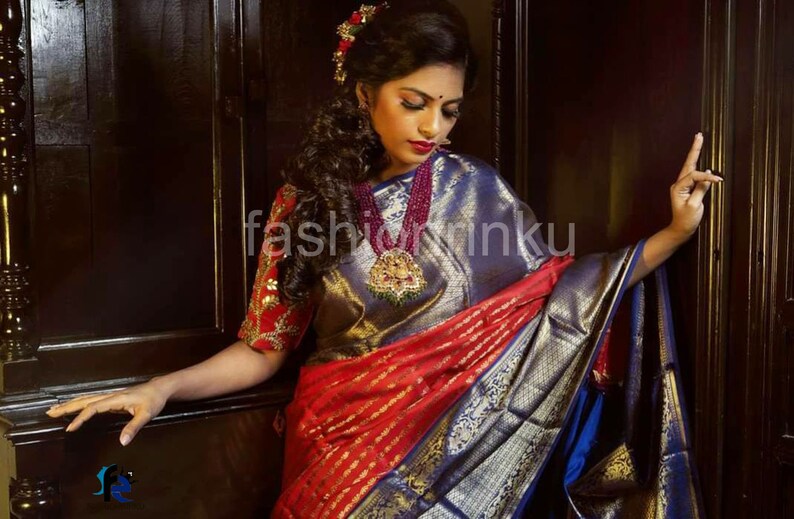 Indian Saree For Women Banarasi Soft Silk Saree Womens gift Wedding Saree Exclusive Party Wear Traditional Designer Bridal Saree Sari