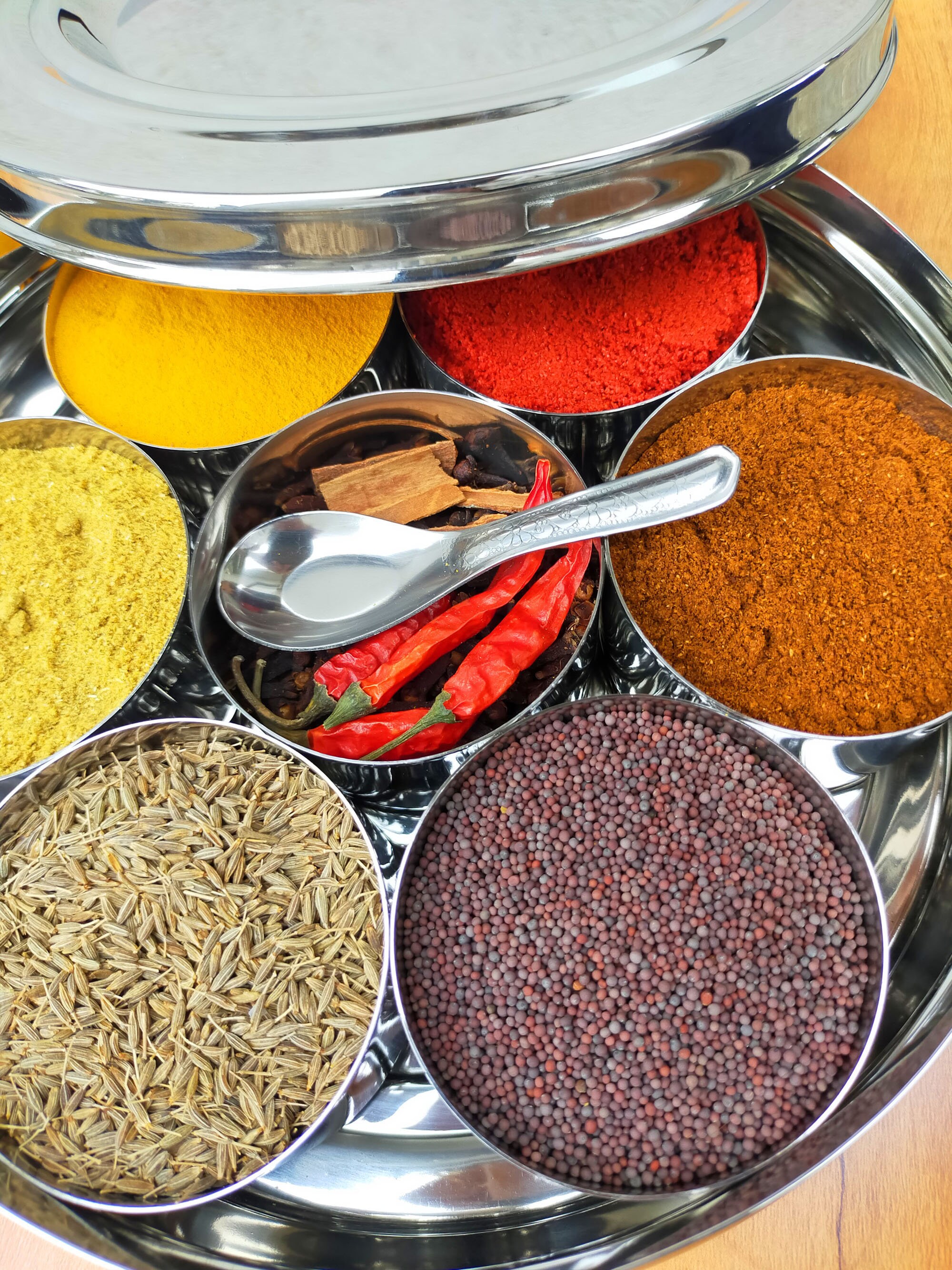 Indian Spice Box With Spices Foodie Gift Organic Spices Etsy UK