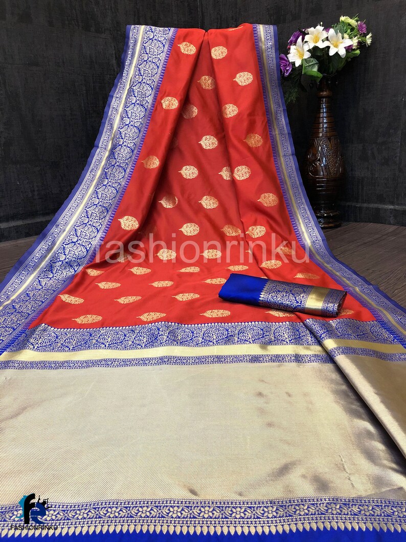 Traditional Designer Bollywood Style Bridal Saree Green pure banarasi silk sari Banarasi Soft Silk Saree Indian Wedding Saree for Women