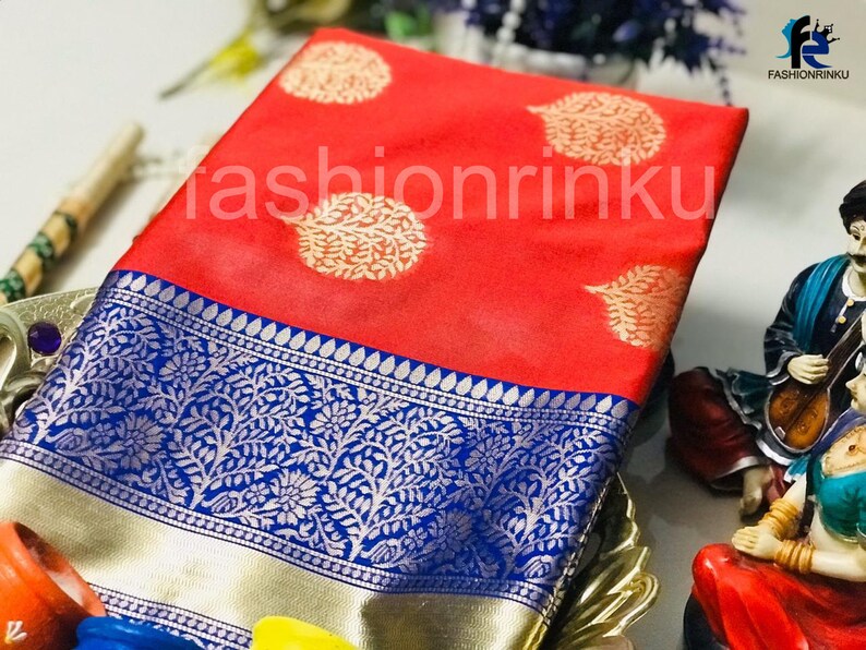 Traditional Designer Bollywood Style Bridal Saree Green pure banarasi silk sari Banarasi Soft Silk Saree Indian Wedding Saree for Women