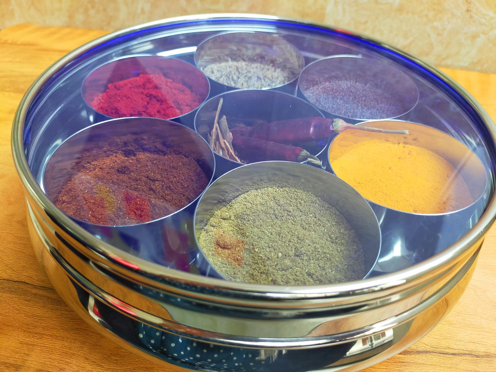 Indian Spice Box With Spices Foodie Gift Organic Spices Etsy