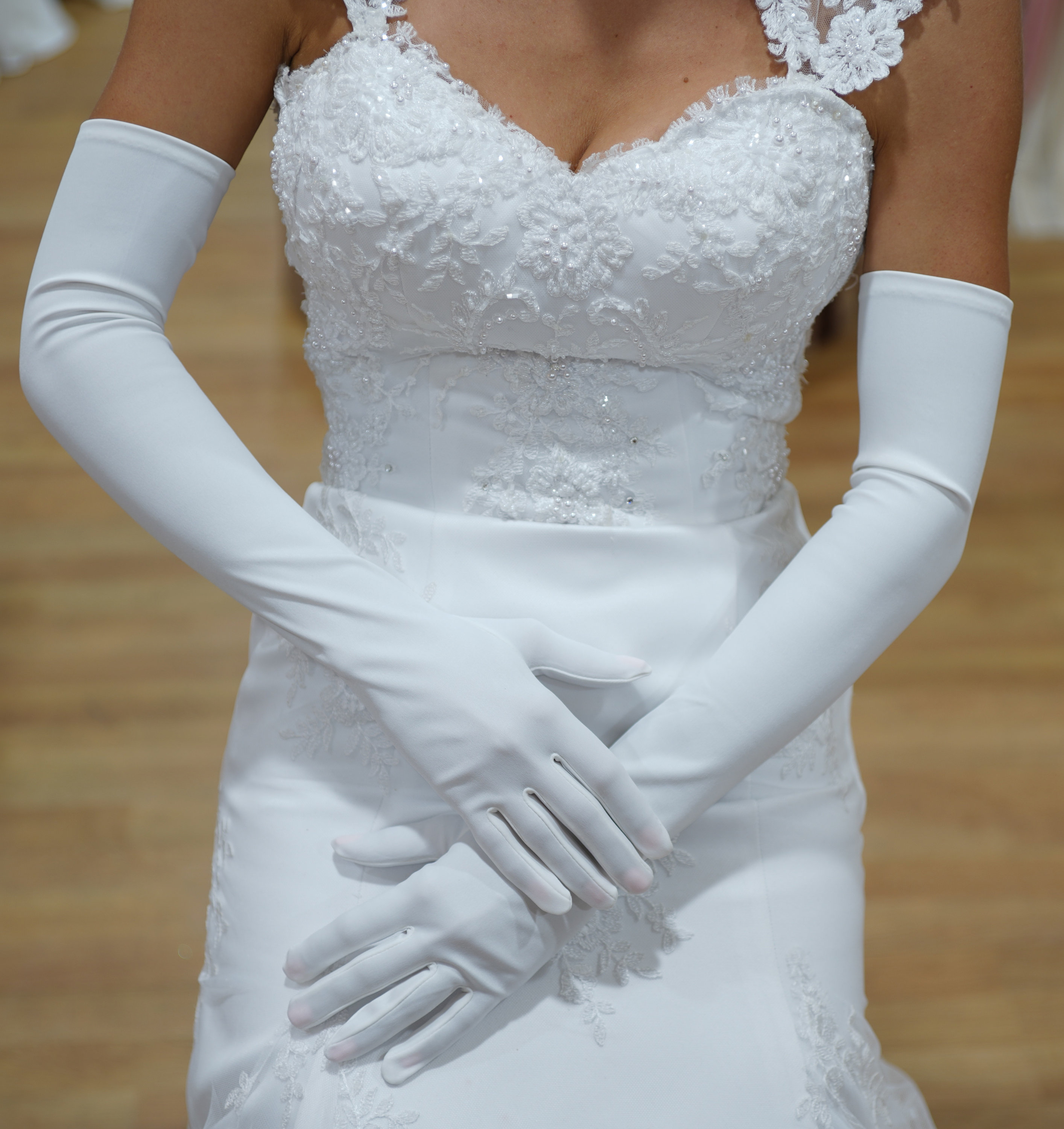 Jesustree Damen Spitzenhandschuhe 2 Paar - Elegant Für Hochzeit & Party