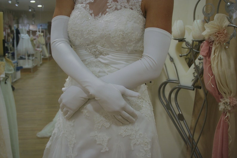 Women Wedding gloves matte bridal Evening Gloves Wedding Beach Party Gloves Beach Wedding Accessories Wedding Bohemian Wedding Bridal