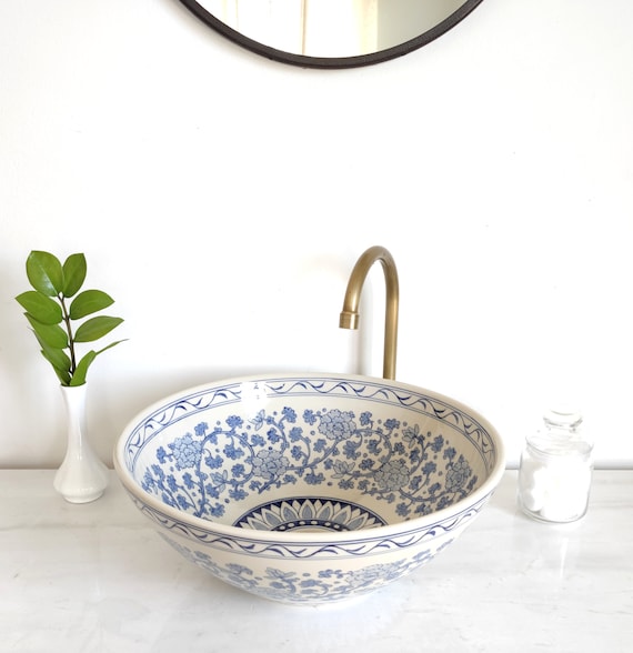 Floral Bathroom Sinks Rispa