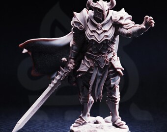 D&D, TTRPG - Forsaken Death Knight - Vilnais the Ashen