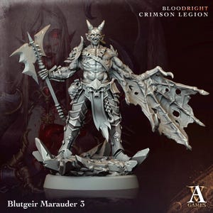 Blutgeir Marauder 03- Bloodright - Crimson Legion - Archvillain Games - D&D, TTRPG, Fantasy, Monster - Hero
