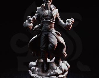 D&D, TTRPG - Air Genasi Storm Sorcerer - Villam Nitrana, DM Stash