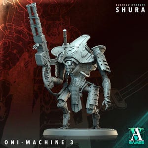 Oni-Machine 03 - Bushido Dynasty - Shura - Archvillain Games - D&D, TTRPG, Fantasy, Monster - Hero