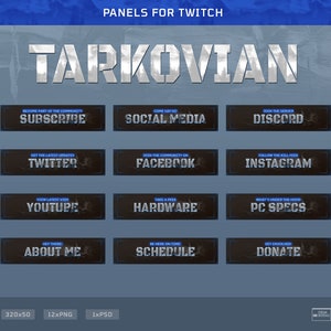 Predator Eft Escape From Tarkov Twitch Panels Etsy Predator Eft Escape From Tarkov Twitch Panels Etsy