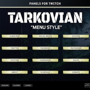 Predator Eft Escape From Tarkov Twitch Panels Etsy Predator Eft Escape From Tarkov Twitch Panels Etsy