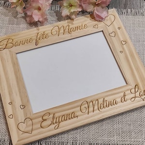 Customizable wooden frame