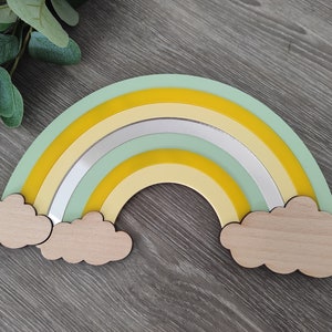 Rainbow. Door plate. Room decoration image 7