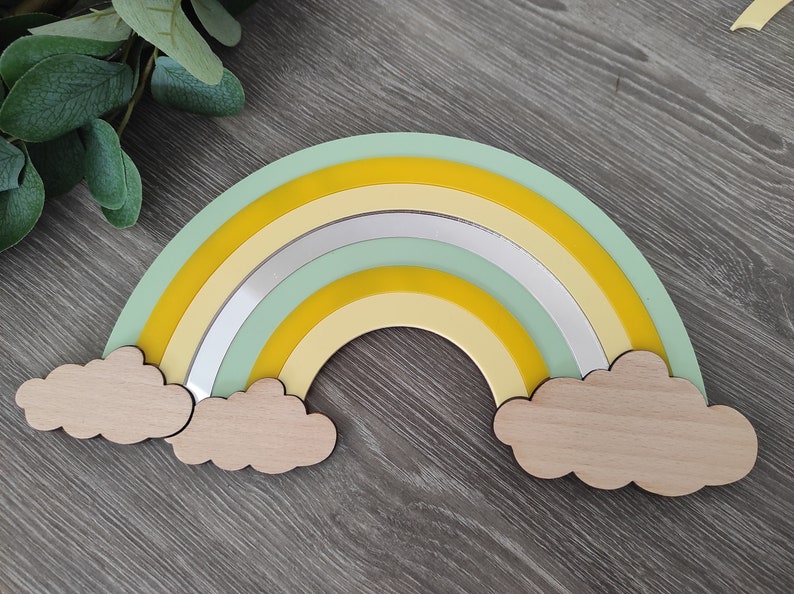 Rainbow. Door plate. Room decoration image 7