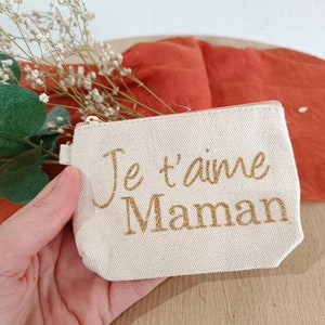Porte monnaie personnalisée prenons - maman - mamie - marraine - amie