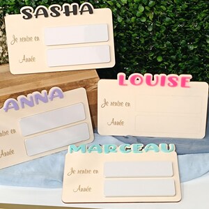 Panel personalizable de vuelta al cole con nombres - guardería primaria