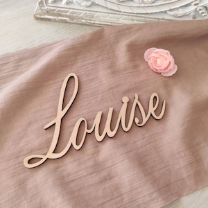 Nombres de madera personalizables - Decoración de dormitorio - niño