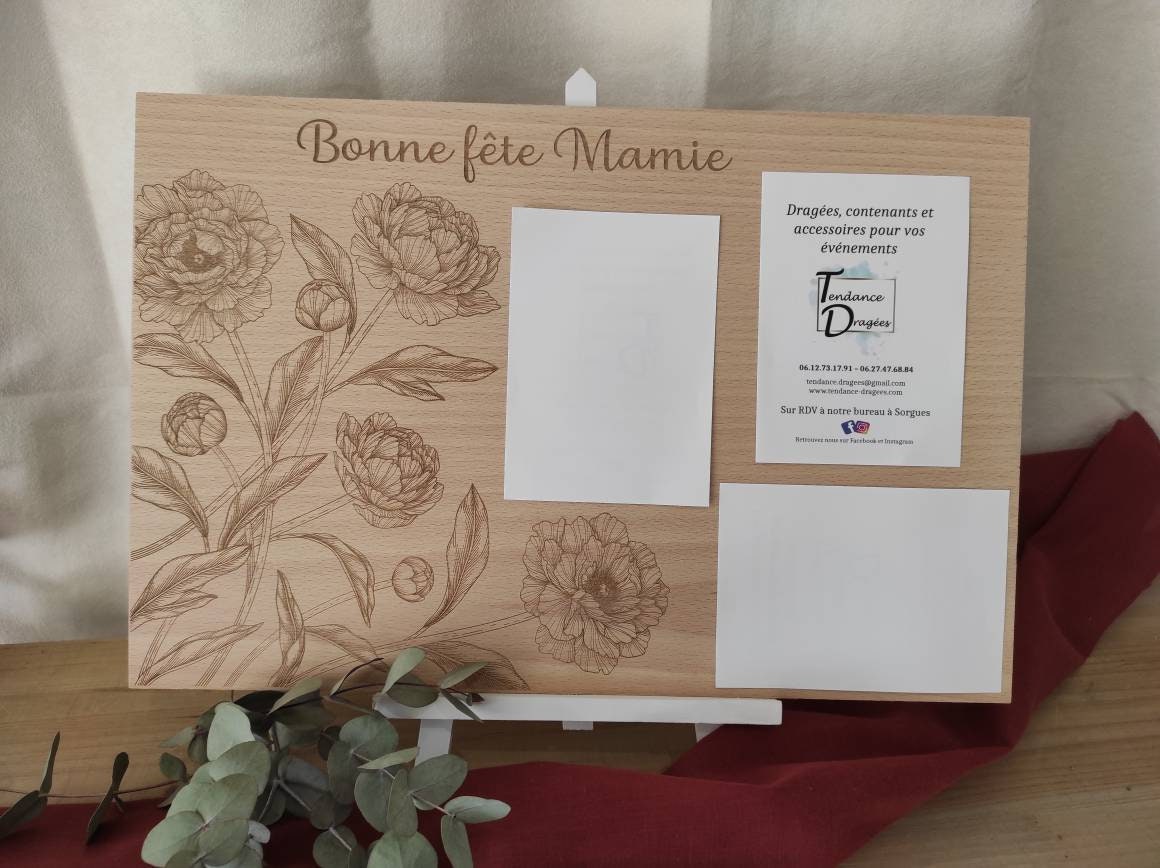 Cadre Photo Décoratif - Pivoine