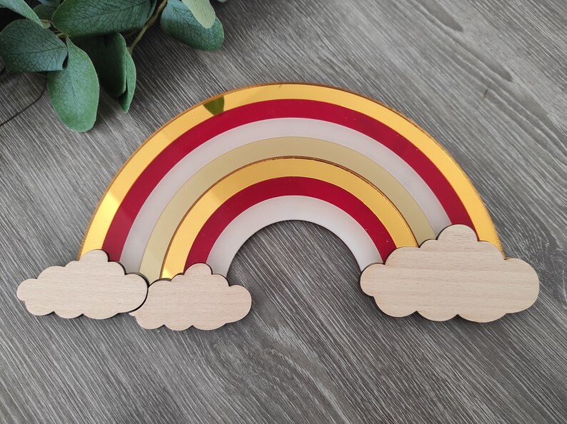 Rainbow. Door plate. Room decoration image 5