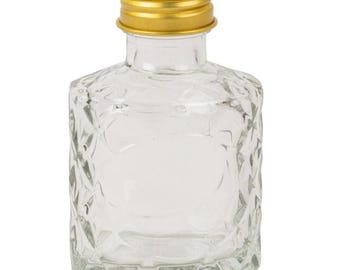 Shot bottle place card holder for liqueur - limoncello - rum - wedding/christening/birthday party favor