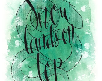 Hunger Games - The Ballad of Songbirds and Snakes - Snow Quote Print