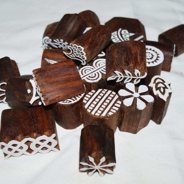 Indian Wooden Stamps Etsy